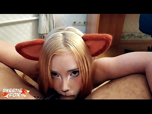❤️ Kitsune loro dick na kụkọba n'ọnụ ya ❤️ Anal porn ❌️